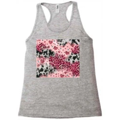 Valentine's Day Leopard Cowhide Glitter Racerback Tank -ThreadNest Store pd.2527125128.45.25102550.s3.1 front grey ffffff none x0y0 144 800x800 1