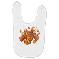 Black Girl Fall Sneakers Baby Bibs