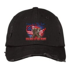 Home Of The Free Because Of The Brave Vintage Cap