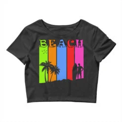 Shurfer At The Beach Crop Top