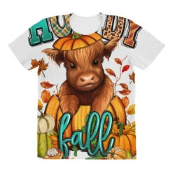 Hay There Fall Pumpkin Heifer All Over Women's T-shirt -ThreadNest Store pd.2527147267.108.25102800.s3.1 front customized f5f5f5 none x45ym22 294 800x800 1