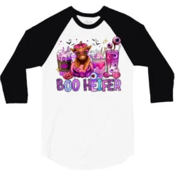 Halloween Boo Heifer Coffee Cups 3/4 Sleeve Shirt -ThreadNest Store pd.2527159099.33.25103093.s3.1 front white and black ffffff none x0y0 150 800x800 1