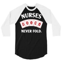 Nurses Never Old 3/4 Sleeve Shirt -ThreadNest Store pd.2527167197.33.25103300.s3.1 front black and white ffffff none x0y0 150 800x800 1