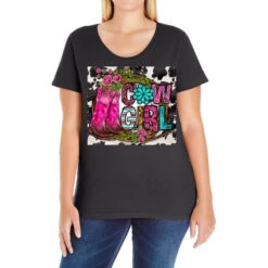 Western Cowgirl Ladies Curvy T-Shirt