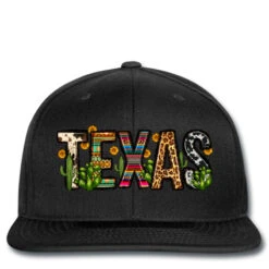 Texas Cactus Sunflower Printed Hat