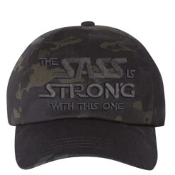 Sass Strong Embroidered Hat Embroidered Dad Cap