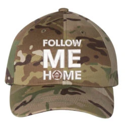 Follow Me Home Embroidered Hat Embroidered Dad Cap