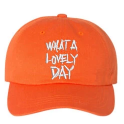 Lovely Day Embroidered Hat Embroidered Dad Cap