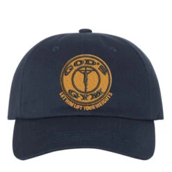 God's Gym Embroidered Hat Embroidered Dad Cap