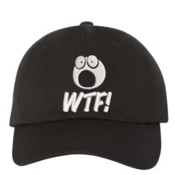 Wtf Embroidered Hat Embroidered Dad Cap