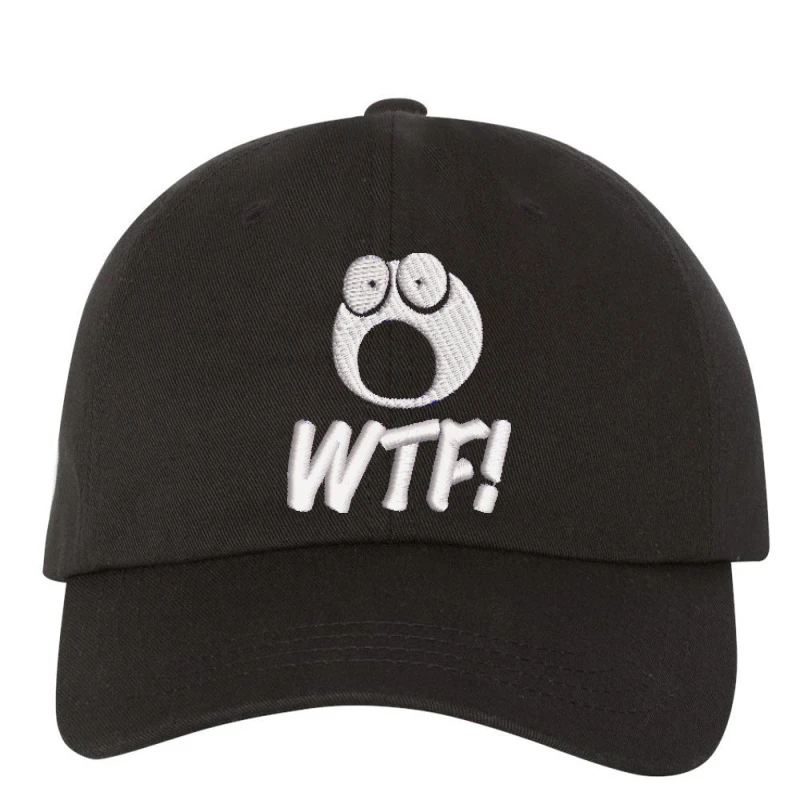 Wtf Embroidered Hat Embroidered Dad Cap 1 Wtf Embroidered Hat Embroidered Dad Cap