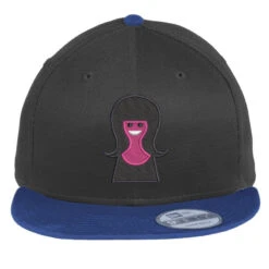 Leady Embroidered Hat Flat Bill Snapback Cap