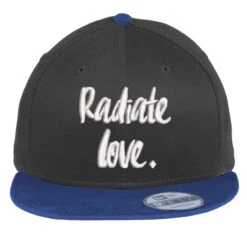 Radıate Embroidered Hat Flat Bill Snapback Cap