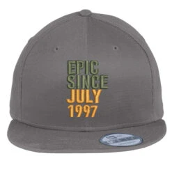 July 1997 Embroidered Hat Flat Bill Snapback Cap