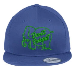 Don't Forget Embroidered Hat Flat Bill Snapback Cap