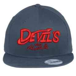 Devil's Advocate Embroidered Hat Flat Bill Snapback Cap