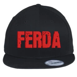Ferda Embroidered Hat Flat Bill Snapback Cap