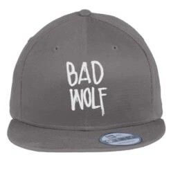 Bad Wolf Embroidered Hat Flat Bill Snapback Cap