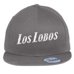 Los Lobos Embroidered Hat Flat Bill Snapback Cap