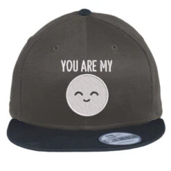 You Are My Embroidered Hat Flat Bill Snapback Cap