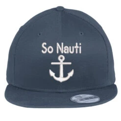 So Nauti Flat Bill Snapback Cap