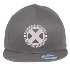 Xapier Embroidered Hat Flat Bill Snapback Cap