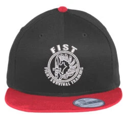 Fist Embroidered Hat Flat Bill Snapback Cap