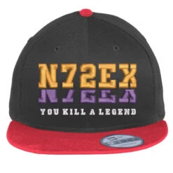 N72ex You Kill A Legend Embroidered Hat Flat Bill Snapback Cap