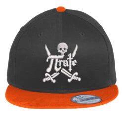 Tlrate Embroidered Hat Flat Bill Snapback Cap