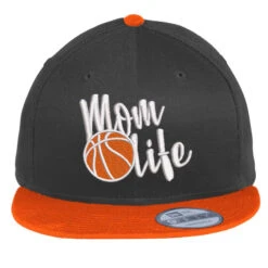 Mom Life Embroidered Hat Flat Bill Snapback Cap