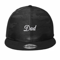 Dad Script Camo Snapback