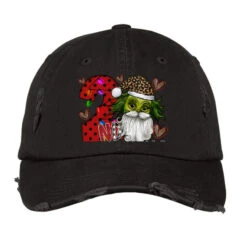 2nd Christmas Grinch Baby Distressed Cap