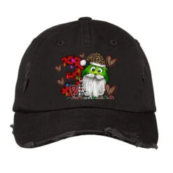 3rd Christmas Grinch Distressed Cap