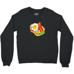 Morning Love Crewneck Sweatshirt -ThreadNest Store pd.99700341.32.1151071.s3.1 front black ffffff none x0y0 124 800x800 1