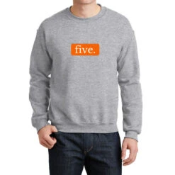 The Number 5 Typography Crewneck Sweatshirt