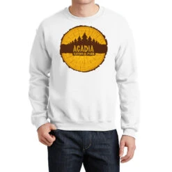 Acadia National Park ,sign Annual Ring Crewneck Sweatshirt