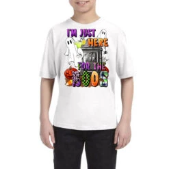 I'm Just Here For The Boos Youth Tee
