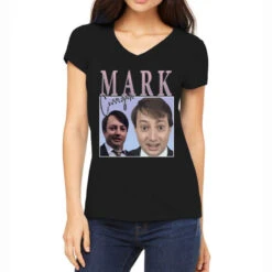 Mark From Peep Show Homage Women's V-Neck T-Shirt