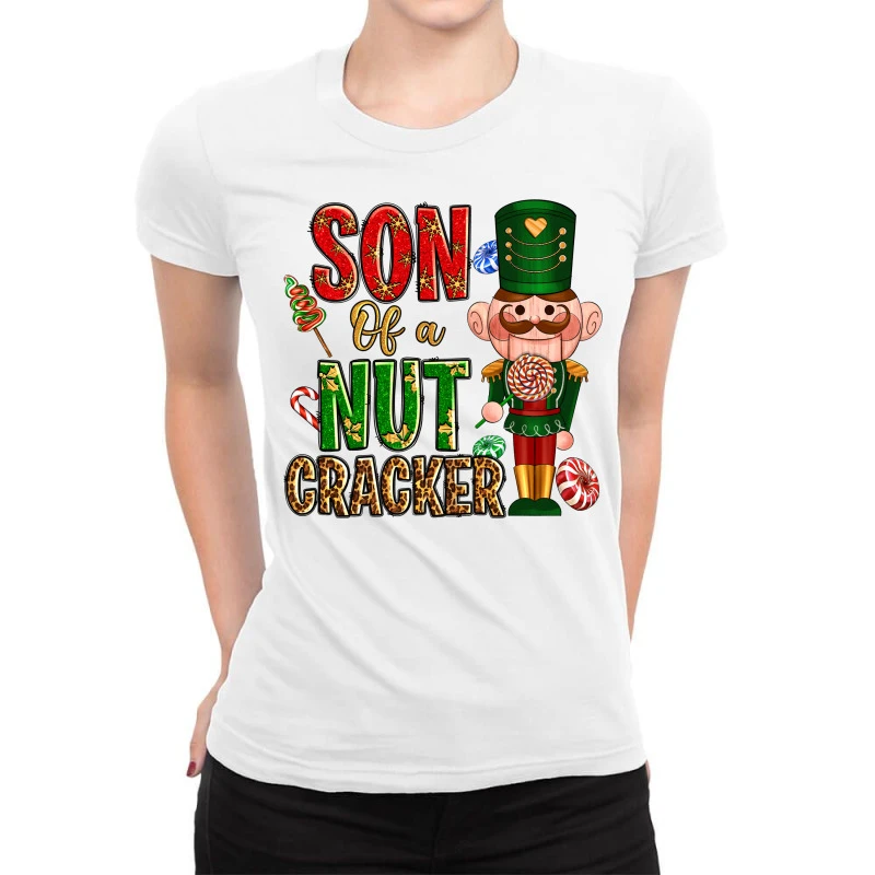 Christmas Son Of A Nutcracker Ladies Fitted T-Shirt 1 Christmas Son Of A Nutcracker Ladies Fitted T-Shirt