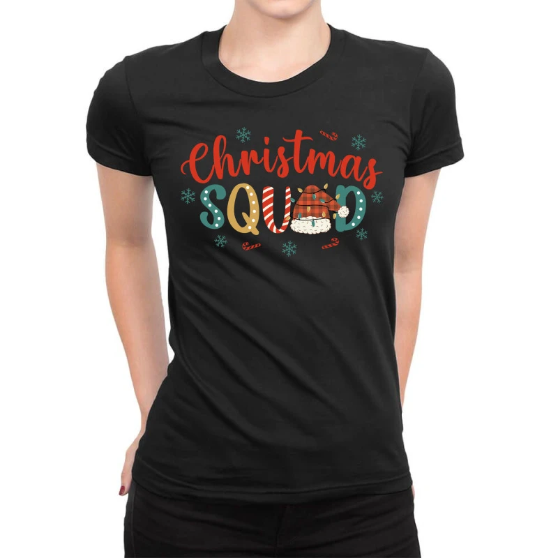 Christmas Squad Svg Ladies Fitted T-Shirt 1 Christmas Squad Svg Ladies Fitted T-Shirt