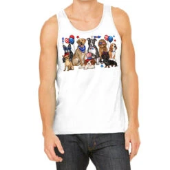 4th Of July Dogs Tank Top