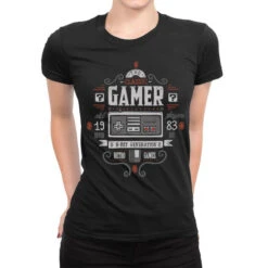 Classic Gamer Ladies Fitted T-Shirt