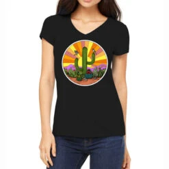 Cactus Desert Women's V-Neck T-Shirt