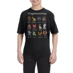 Cryptozoology Cryptid Creatures Youth Tee