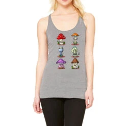 Funny Magic Mushrooms Racerback Tank