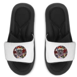 Pitbull And Buffalo Plaid Slide Sandal