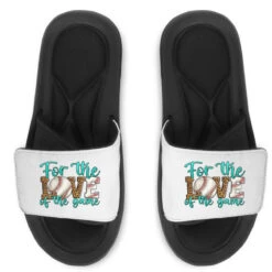 Western For The Love Of The Game Baseball Slide Sandal