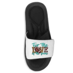 Western For The Love Of The Game American Football Slide Sandal -ThreadNest Store pmd.2526805244.202.25095282.s3.1 front customized1 f5f5f5 none x75y64 90 800x800 1