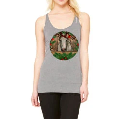 Christmas Horse Racerback Tank