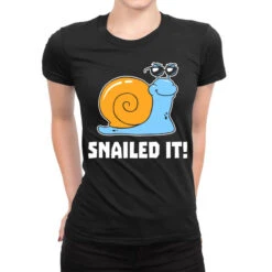 Snailed It Ladies Fitted T-Shirt